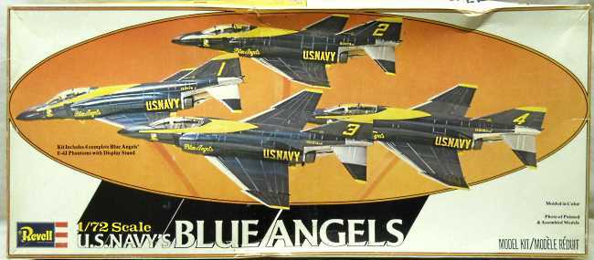 Revell 1/72 US Navy Blue Angels F-4J Phantom II, H186 plastic model kit